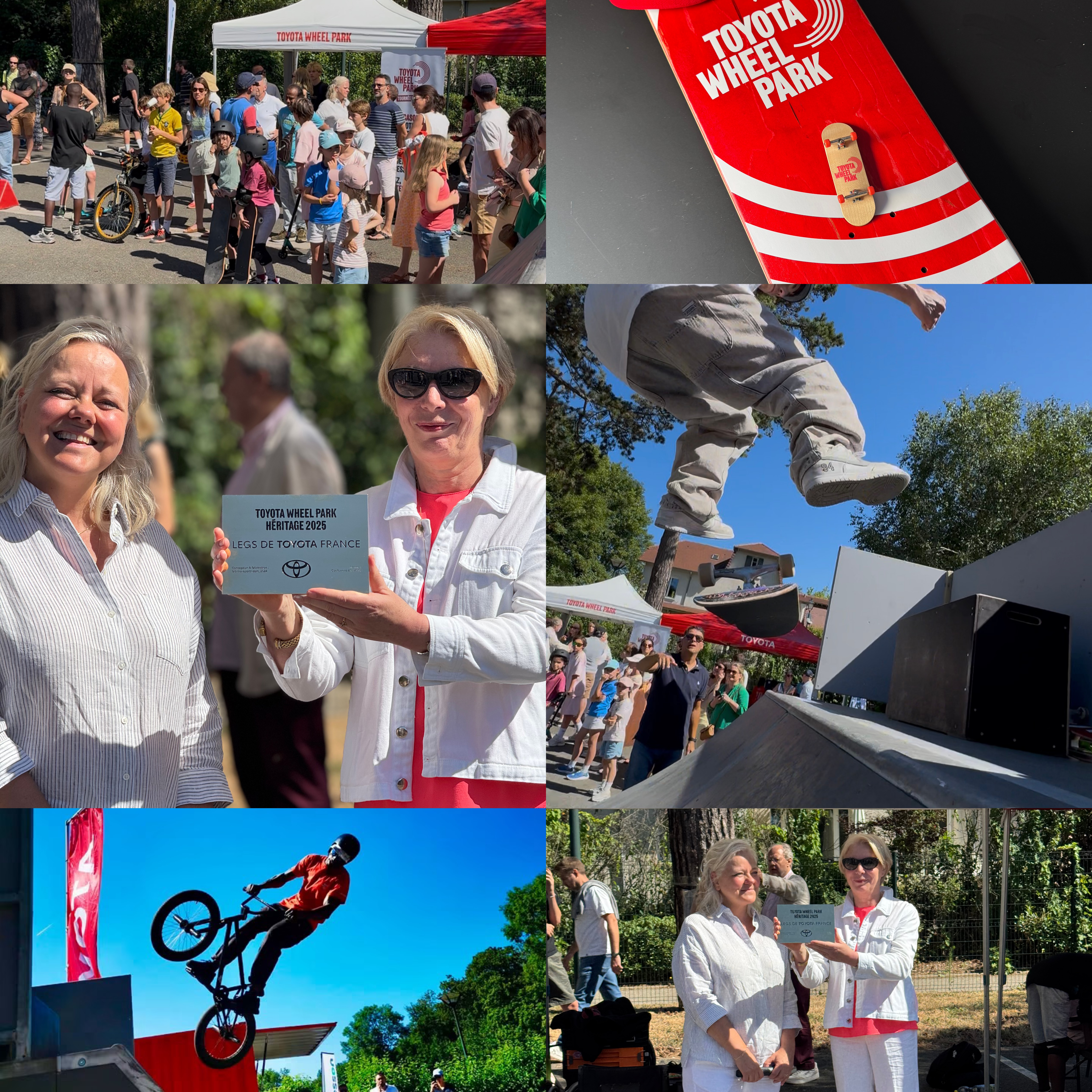 Inauguration Toyota Wheel Park Vaucresson
